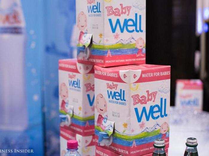 Baby Well, advertised as "water for babies," stopped me in my tracks.