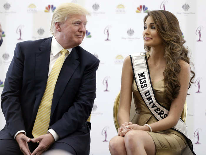 In 2015, current-President Trump bought all of the Miss Universe Organization and sold it after he caused a controversy with comments about illegal immigrants from Mexico.