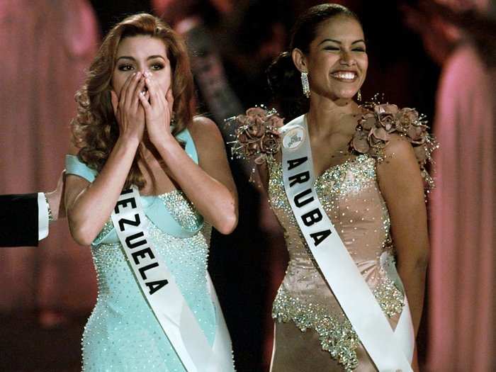 Miss Venezuela, Alicia Machado, was crowned 1996 Miss Universe.