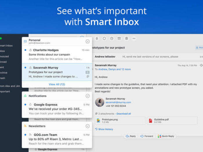 Spark is a better way to do email