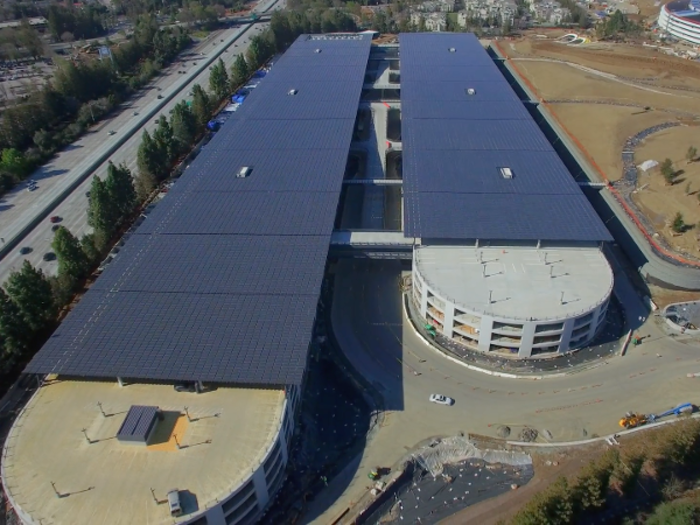 The parking lots are done too. Construction workers are parking in them now.