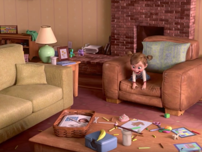 Can you spot the "Ratatouille" reference in this "Inside Out" scene?