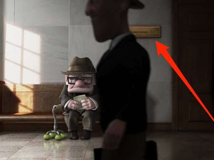 A113 can be spotted while Carl is waiting to enter a courtroom.