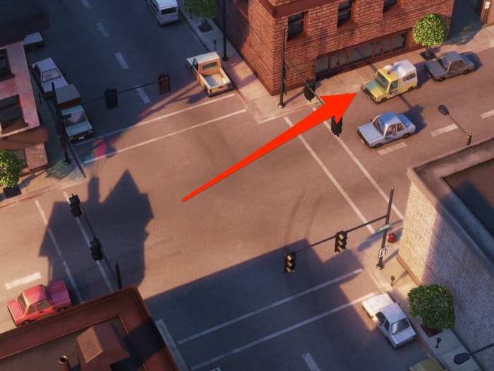 The Pizza Planet truck can be seen several times during "Up," including once in the street while Carl