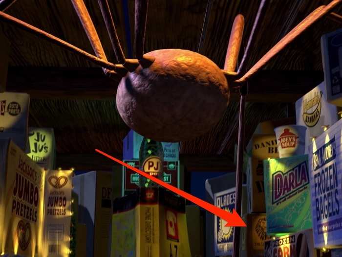 A poster for "The Lion King" musical can be seen with the posters in Bug City.