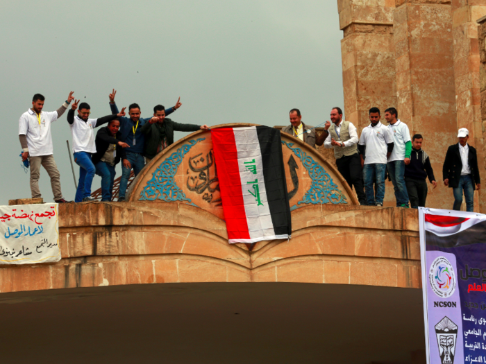 According to Al Jazeera, dozens of students celebrated the university