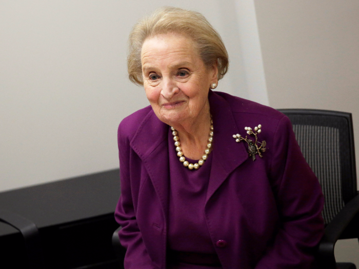 Former Secretary of State Madeleine Albright left Czechoslovakia before the Holocaust.