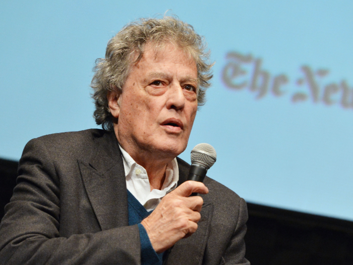 Playwright Tom Stoppard was born in Czechoslovakia. He left before the Nazis got to his home.