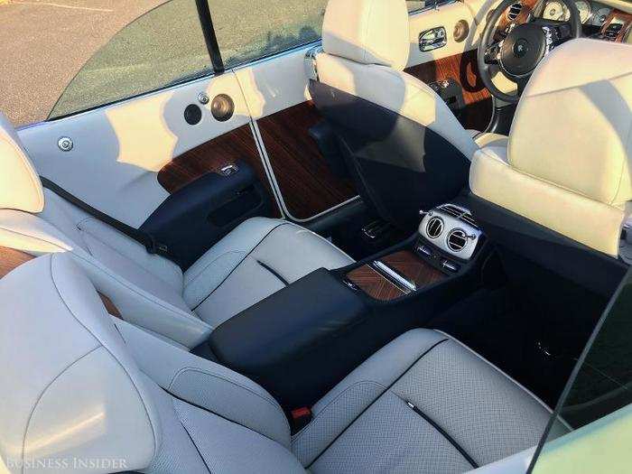 With the open top and coach doors, Rolls-Royce says rear seat passengers don