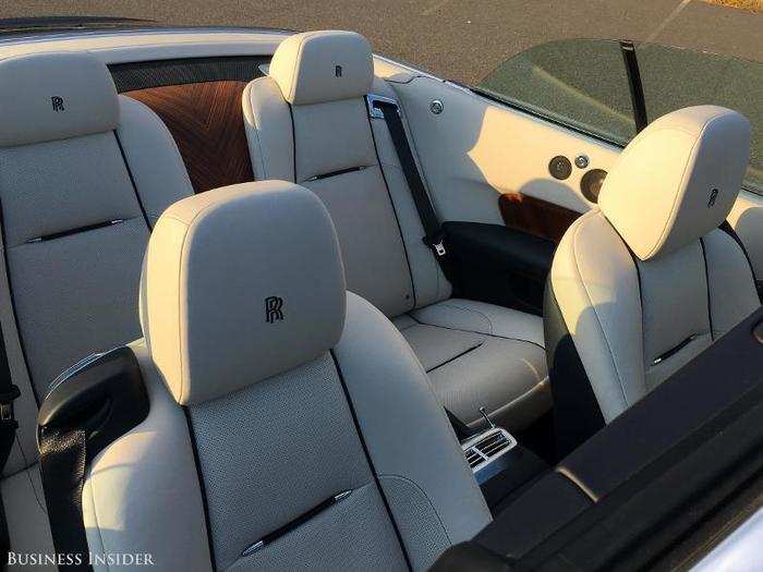 Unlike many convertibles these days, the Dawn is a true four-seater with room for a quartet of full-size adults.