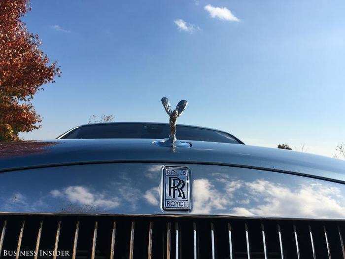 As is the Spirit of Ecstasy hood ornament whose wings, Rolls-Royce claims, "evokes the sight of a jet’s vapor trail, hinting at the car’s dynamism."