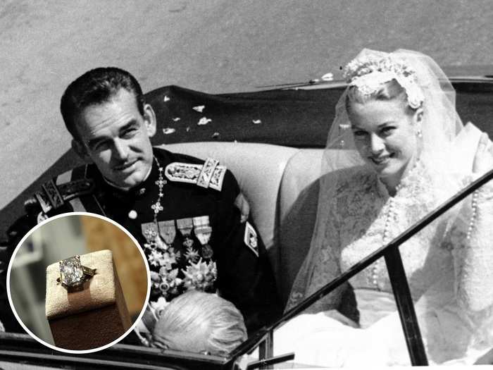 When Prince Rainier III of Monaco proposed to Grace Kelley in 1955, he pulled out a 10.47-carat, emerald-cut diamond ring by Cartier.