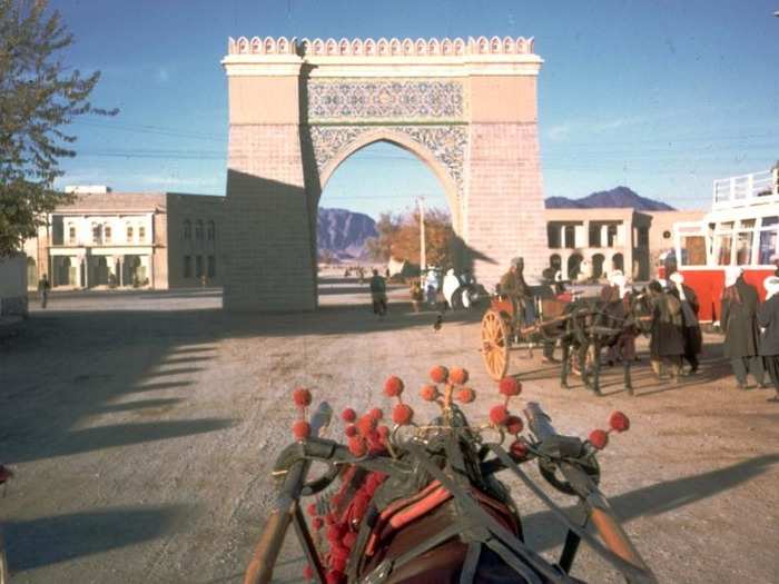 A traditional-style archway.