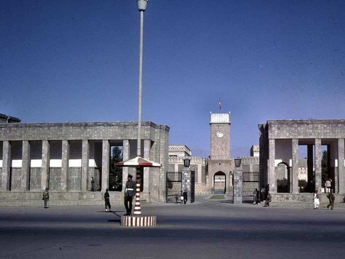 Unlike today, roads in 1960s Afghanistan were well-kept and generally free of wear and tear.