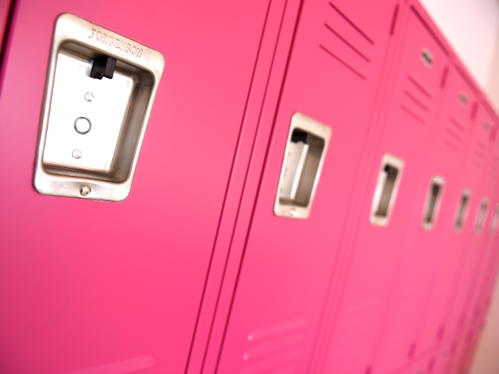 Everyone gets their own locker.