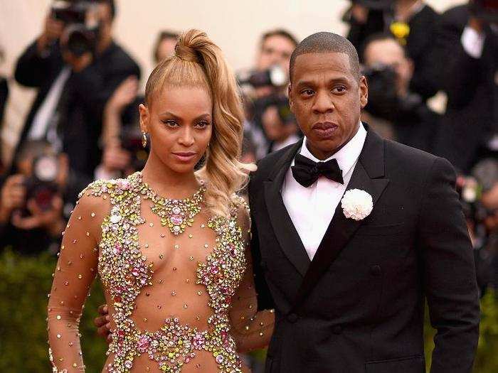 This sheer dress covered in strategically placed sparkles wowed at the 2015 Met Gala.