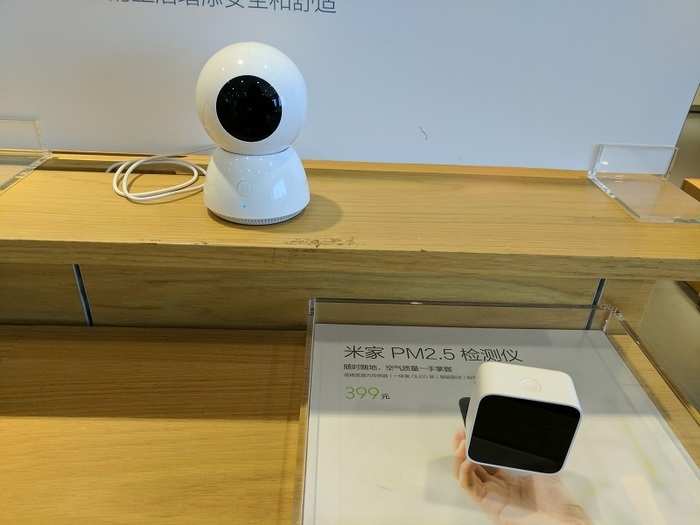 The security cameras by Mi are both sleek and inexpensive and they have quite a lot of variety