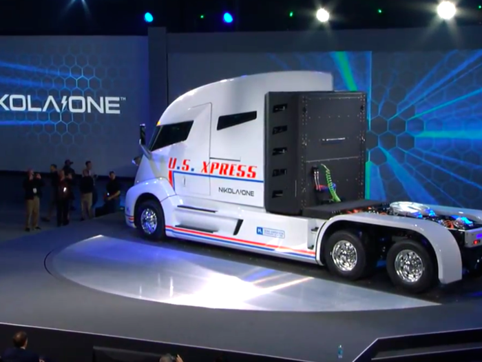 The hydrogen-powered truck will cost $5,000 to $7,000 a month to lease and is slated to arrive in 2020.