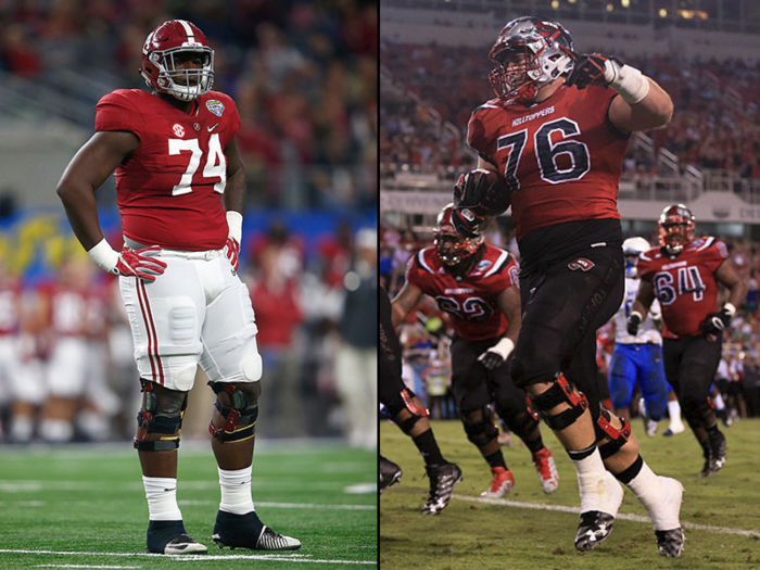 No. 25 Houston Texans — Cam Robinson (OT) or Forrest Lamp (OG)