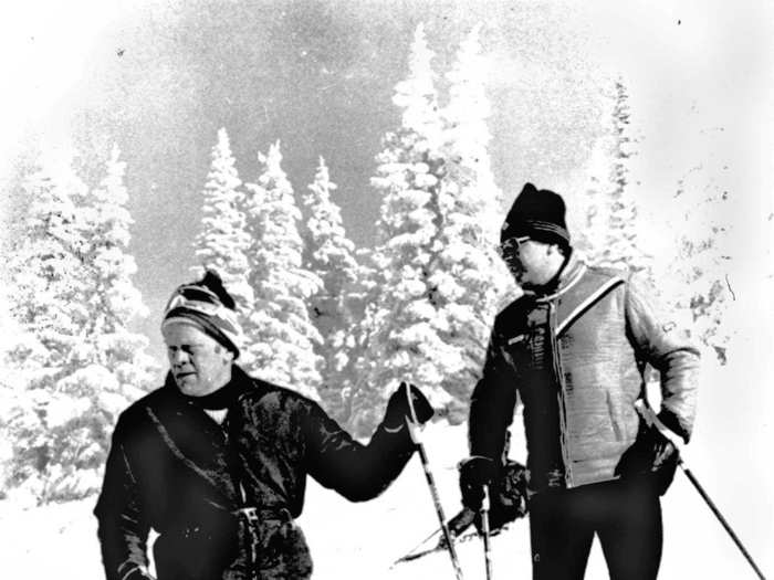 Like Eisenhower, President Gerald Ford preferred to vacation in Colorado, and he took an annual ski trip to Vail with his family.