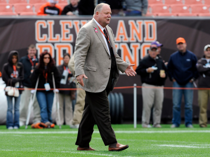 Holmgren was fired as president of the Browns in 2012.