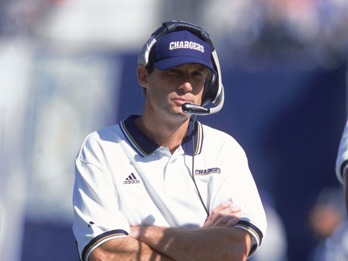 Mike Riley was the head coach of the San Diego Chargers. They finished the season 1-15.