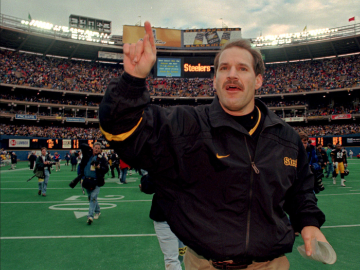 Bill Cowher was the head coach of the Pittsburgh Steelers. They finished the season 9-7.