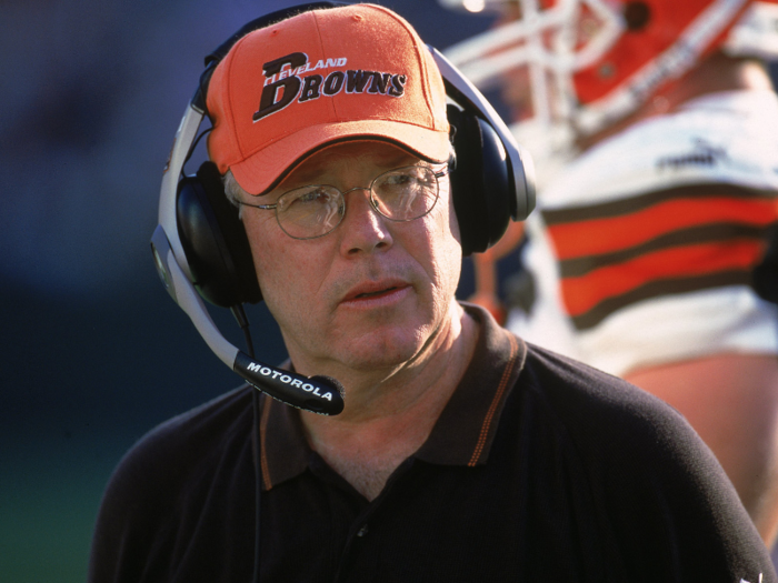 Chris Palmer was the head coach of the Cleveland Browns. They finished the season 3-13.