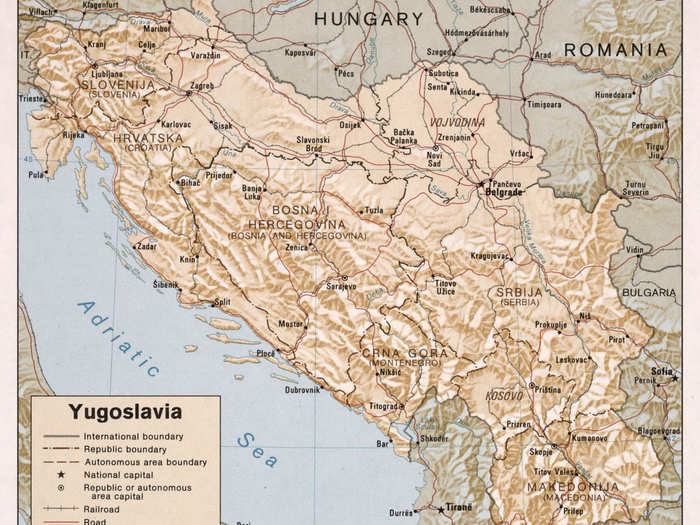 Yugoslavia in 1981.