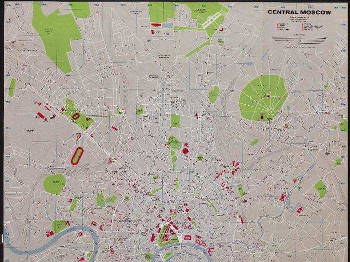 Central Moscow in 1980.