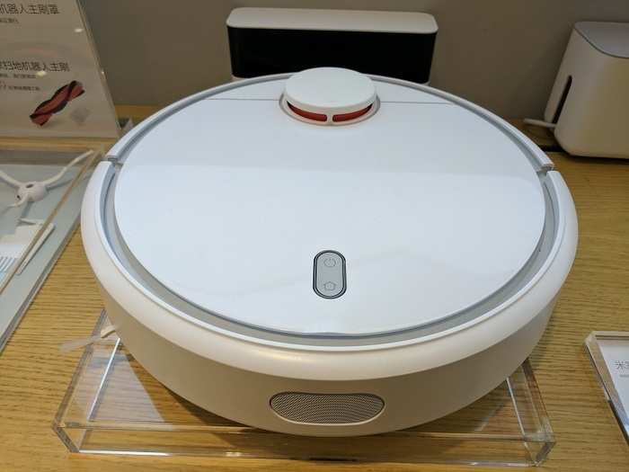 If you are too lazy to clean your room, Mi Robot vacuum clearner can be at your service. It is compact and can clean!