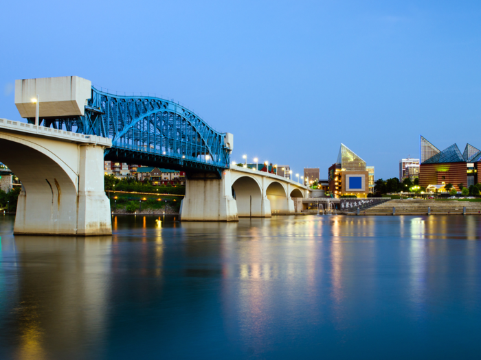 42. Chattanooga, Tennessee