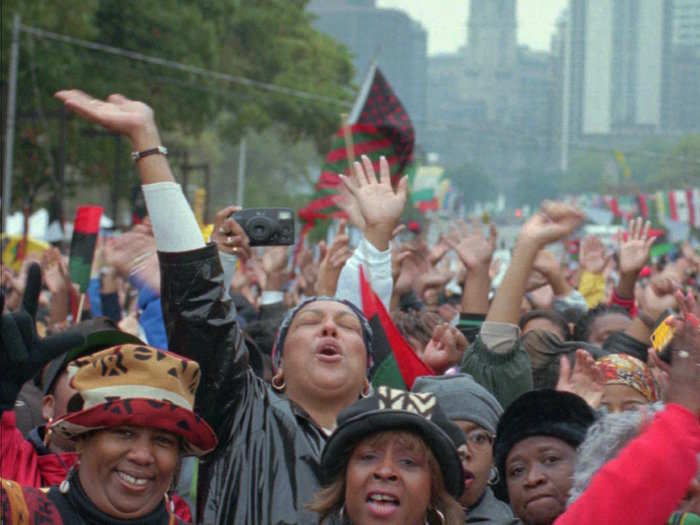The Million Woman March in Philadelphia, Pennsylvania — October 25, 1997