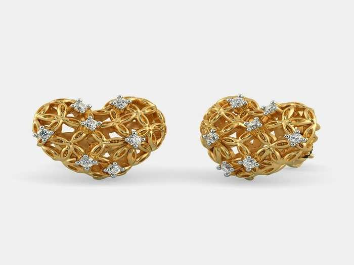 The Scintillating Bloom Stud Earrings