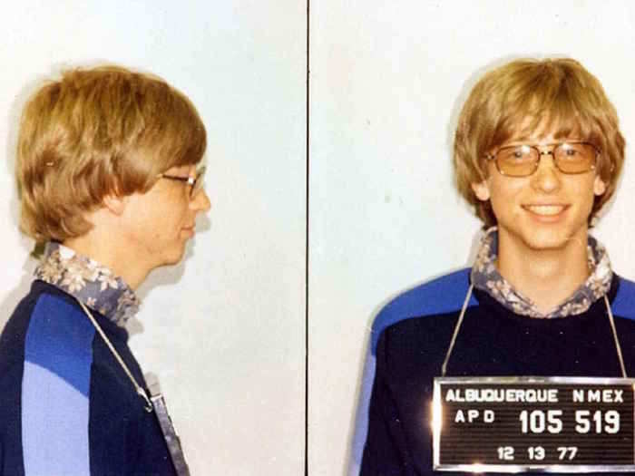 Bill Gates got three speeding tickets, two from the same cop, while driving his Porsche 911 from Albuquerque up to his new home in Seattle.