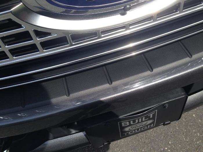 What do you think this step on the front bumper is all about?