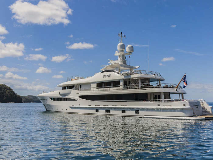 10. The Step One yacht: The 180-foot yacht fits 12 guests. A price was not given.