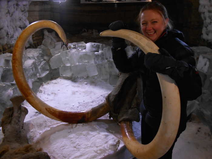 Yet as they arrived, the only evidence scientists found of an ancient beast lurking somewhere beneath the ground were parts of two giant tusks poking out of the icy Earth.