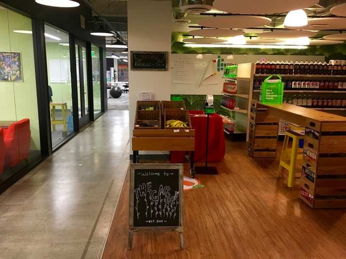 Beyond just experimenting with the shopping experience, Instacart employees have found other uses for The Garden in the middle of its offices.