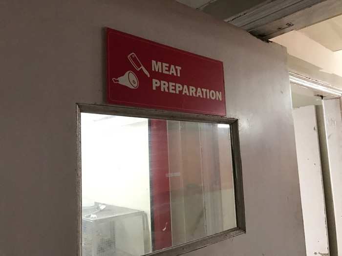 Meat Section.