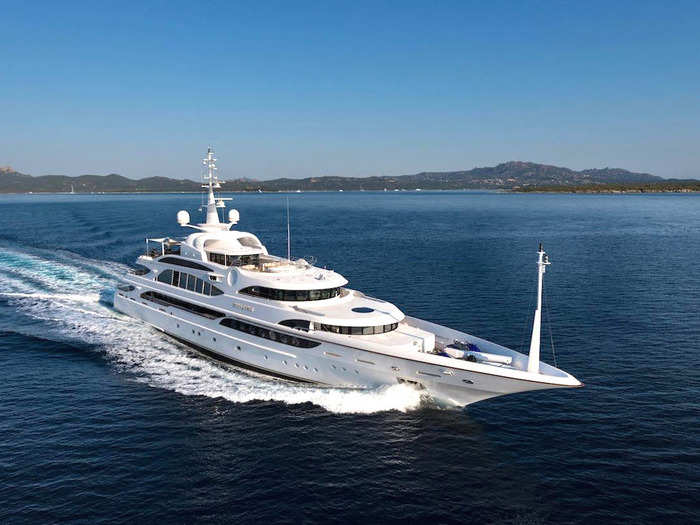 11. The Mine Games yacht: The 230-foot yacht is priced at $35 million. It sleeps 12 guests.