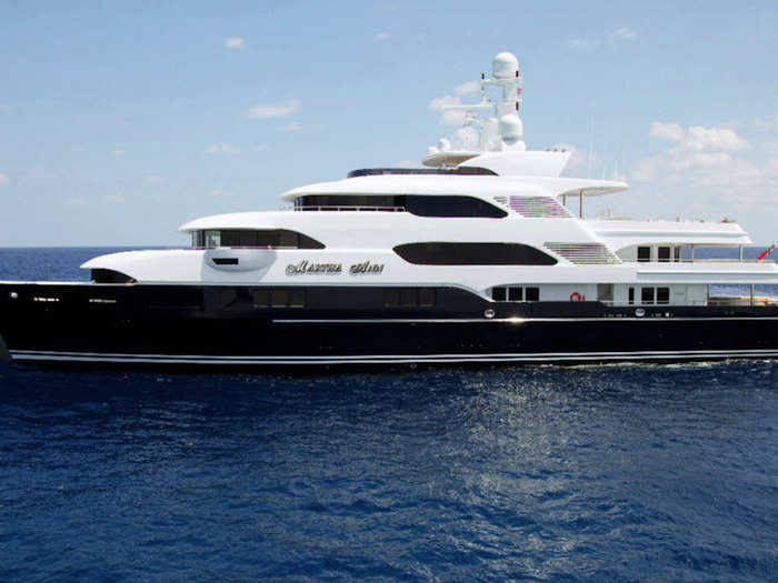 6. The Martha Ann yacht: A 230-foot yacht that fits 18 guests and is priced at $79 million.