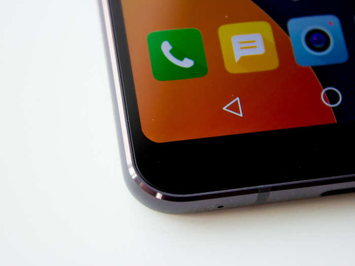 The corners of the display are more rounded than they are on most smartphones, too, which LG claims makes the screen less prone to cracking if you drop the phone.