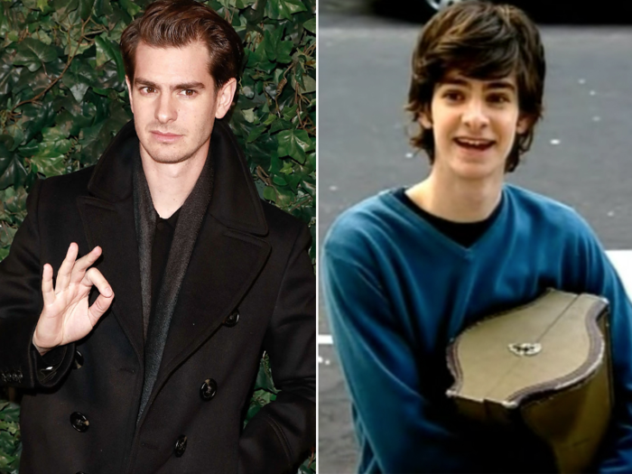 Andrew Garfield played the geeky neighbor on the 2005 British teen drama, "Sugar Rush."