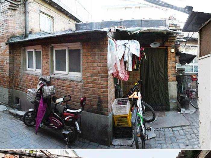 Mrs. Fan lives there with her son. They used to live in a one-story house on the site, but it was falling apart. That home was demolished before the Plug-in House