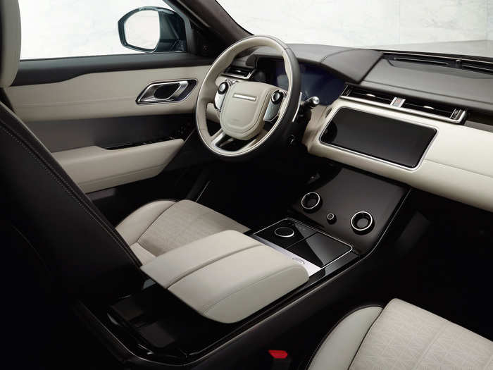 Step inside, and the Velar is an exercise in minimalist chic. The leather-lined cabin is virtually devoid of buttons.