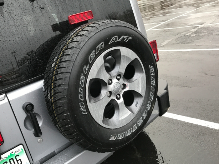 Temporary spare tire? Jeep doesn