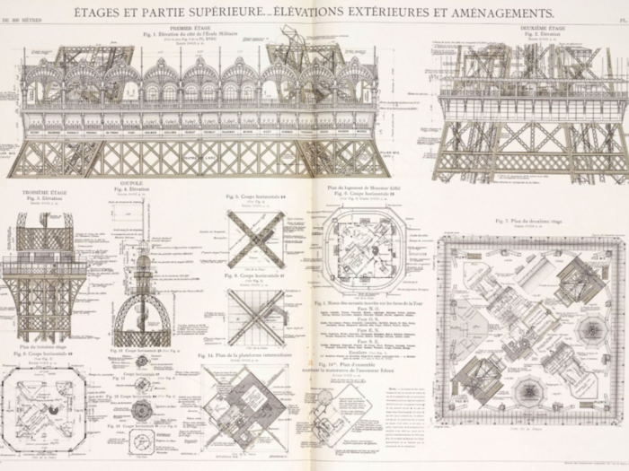 The Parisian government launched an open call for designs in 1886, and over 100 firms submitted. Eiffel