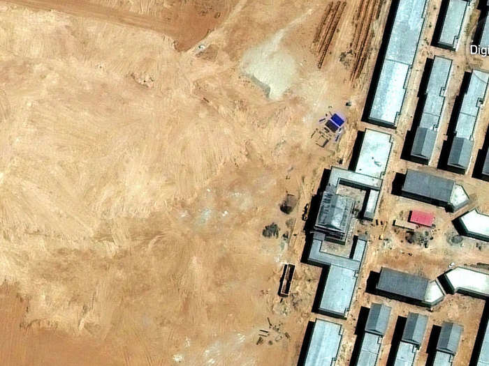 Erenhot is a notorious ghost city in Inner Mongolia. Check out our time lapse of one development there — just dirt in 2013 …