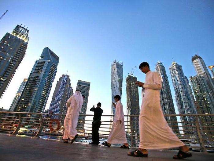 According to the AP, foreigners far outnumber the locals in Dubai.